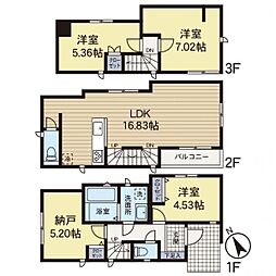 旭区さちが丘 新築分譲住宅　6号棟