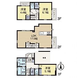 中原区井田2丁目 新築分譲住宅 2号棟