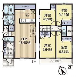 青葉区美しが丘西1丁目 新築分譲住宅　2号棟