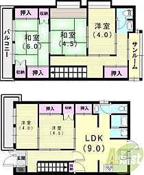 長田天神町1丁目貸家