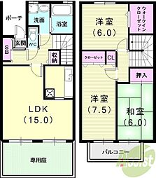 クレールタウン立花Ｂ棟