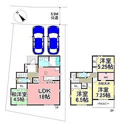 1号棟　グラファーレ成田市吾妻8期全2棟