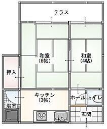 野村村東長屋 3