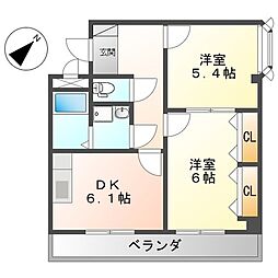 サン　フィット新町 201
