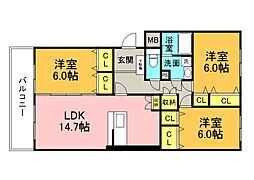 大和ガーデンコート　1号棟 105
