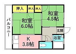 津田コーポ 102