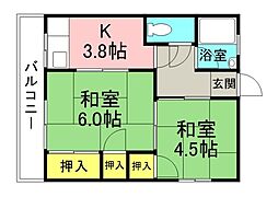 津田コーポ 301