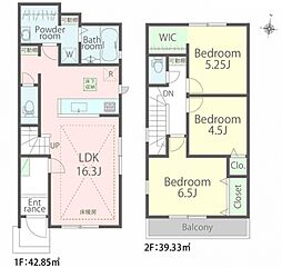 練馬区平和台3丁目 新築分譲住宅 2号棟