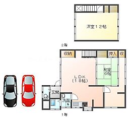 豊川市国府町下河原貸家 1