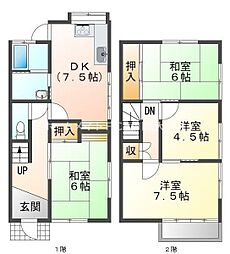 牛久保町常盤貸家B