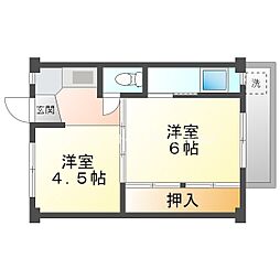 ビレッジハウス本町1号棟 102