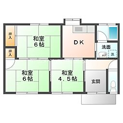 山口金塚町貸家　A-1 1