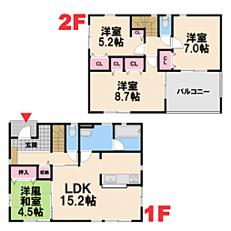 愛知郡愛荘町長野　第8期 1号棟