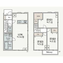 草加市金明町貸家