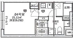 レ・メゾン白楽 204号室