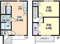 ディアコート　トワ　　B　真岡市石島 105
