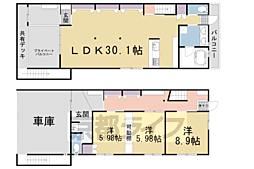 京都市北区紫竹上竹殿町の一戸建て