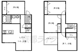 京都市北区紫竹牛若町の一戸建て