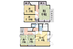 京都市左京区北白川瓜生山町の一戸建て