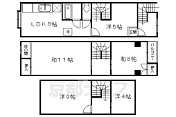 北区衣笠街道町貸家 A