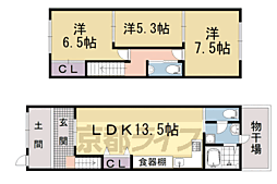 下京区中堂寺前田町貸家