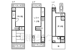 京都市山科区竹鼻立原町の一戸建て