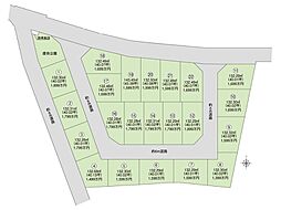 大穴北4丁目　全22区画の大型分譲地　建築条件なし