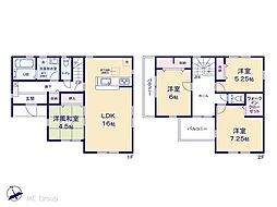 柏市しいの木台4丁目　2期　新築一戸建て　全1棟 1号棟