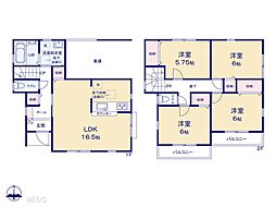 草加市新善町3期　新築一戸建て 1号棟