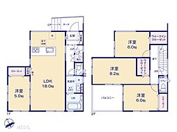 草加市谷塚町　新築一戸建て　全1棟