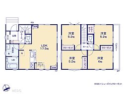 越谷市赤山町3丁目　1期　新築一戸建て　全1棟 1号棟