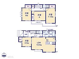 草加市吉町2丁目　新築一戸建て　全3棟 2号棟