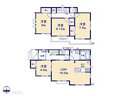 草加市吉町2丁目　新築一戸建て　全3棟 1号棟