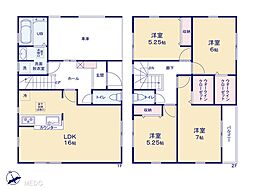 鎌ケ谷市東鎌ケ谷1丁目　新築一戸建て　全5棟 1号棟