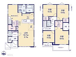 柏市旭町八丁目　6期　新築一戸建て　全4棟 3号棟