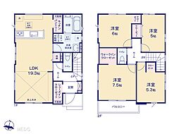 柏市藤心1丁目　10期　新築一戸建て　全2棟 1号棟