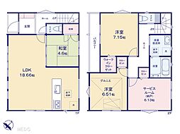 浦安市海楽1丁目　新築一戸建て　全1棟 1号棟