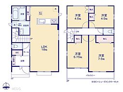 足立区花畑6丁目　55期　新築戸建て　全9棟 F号棟