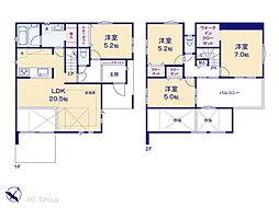 野田市山崎2期　新築一戸建て A号棟