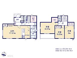 グラファーレ　野田市清水　2期　全1棟 1号棟