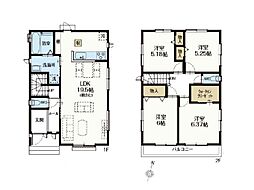 松戸市高塚新田7(第2期)　新築一戸建て　全1棟 2-A号棟