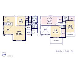 浦安市当代島2丁目　新築一戸建て　全1棟 1号棟