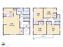 草加市谷塚町2期　新築一戸建て　全3棟 2号棟