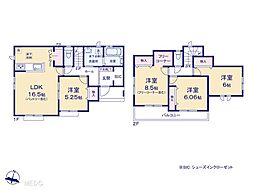 越谷弥栄町4丁目第2　新築一戸建て　全1棟 1号棟