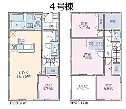 春日部市小渕　2期　新築一戸建て　全4棟 4号棟