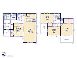 取手市双葉2丁目　新築一戸建て　全2棟 1号棟