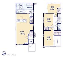 流山市南流山7丁目　1期　新築一戸建て 全2棟 1号地