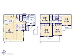 松戸市松戸　3期　新築一戸建て　全1棟 1号棟