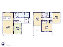 野田市宮崎新田第3　新築一戸建て　全4棟 1号棟