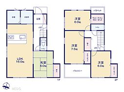 野田市宮崎新田第3　新築一戸建て　全4棟 2号棟